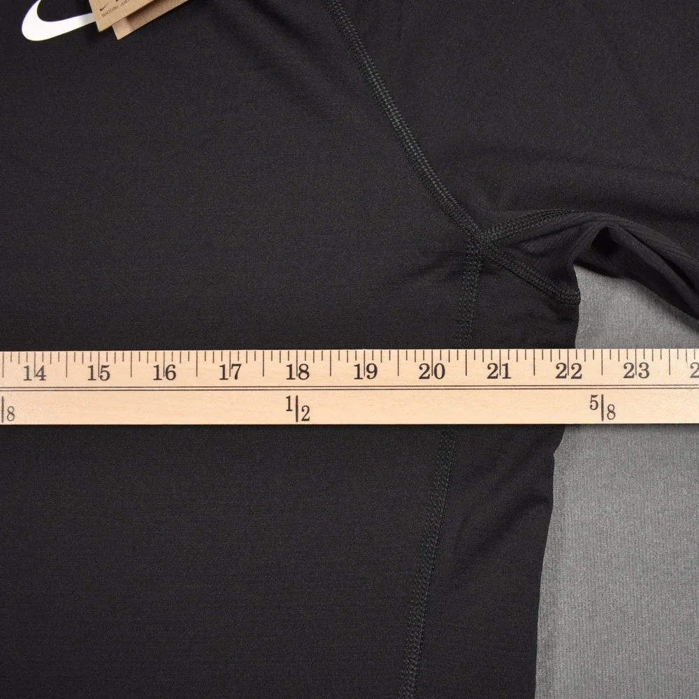 Nike Pro Mens Coldgear Mock Neck Long Sleeve Shirt X-Large Black NWT DH4806